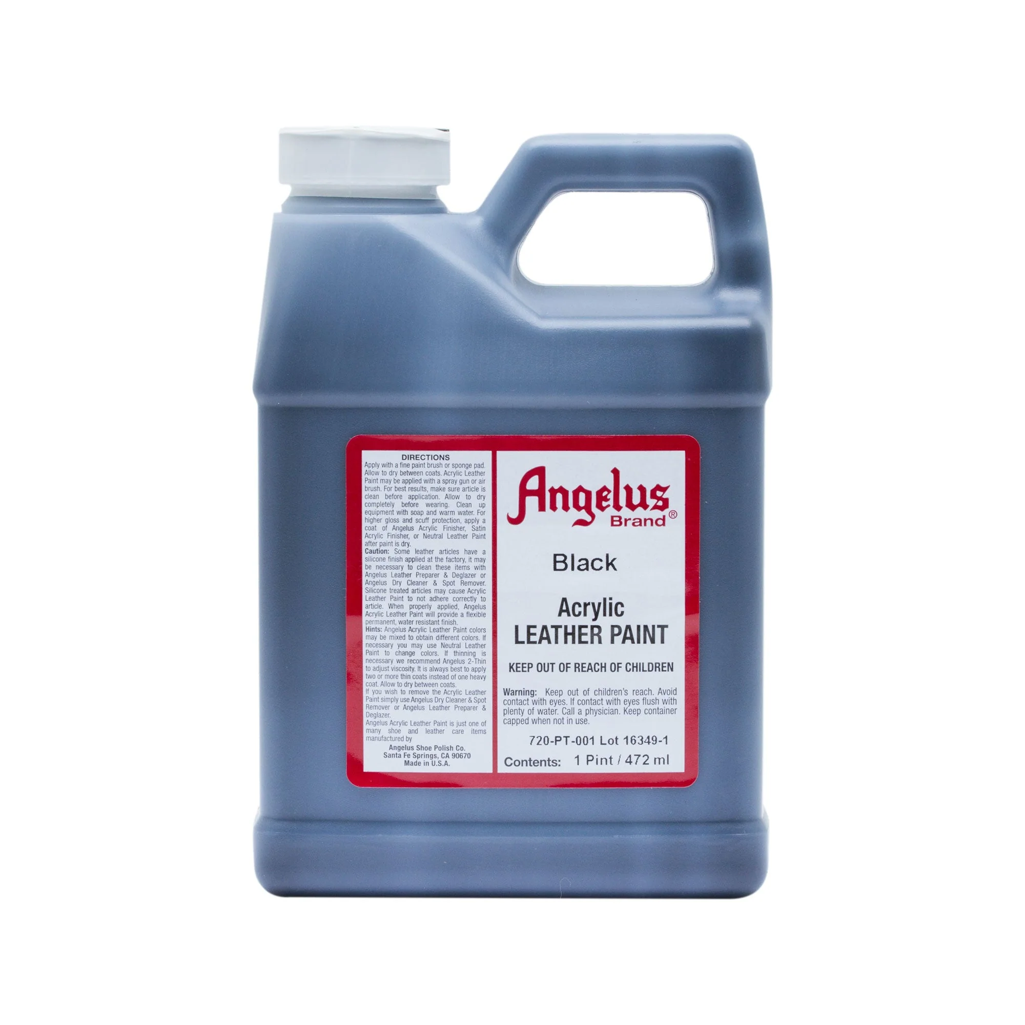 Angelus Leather Paint Black - Image 3