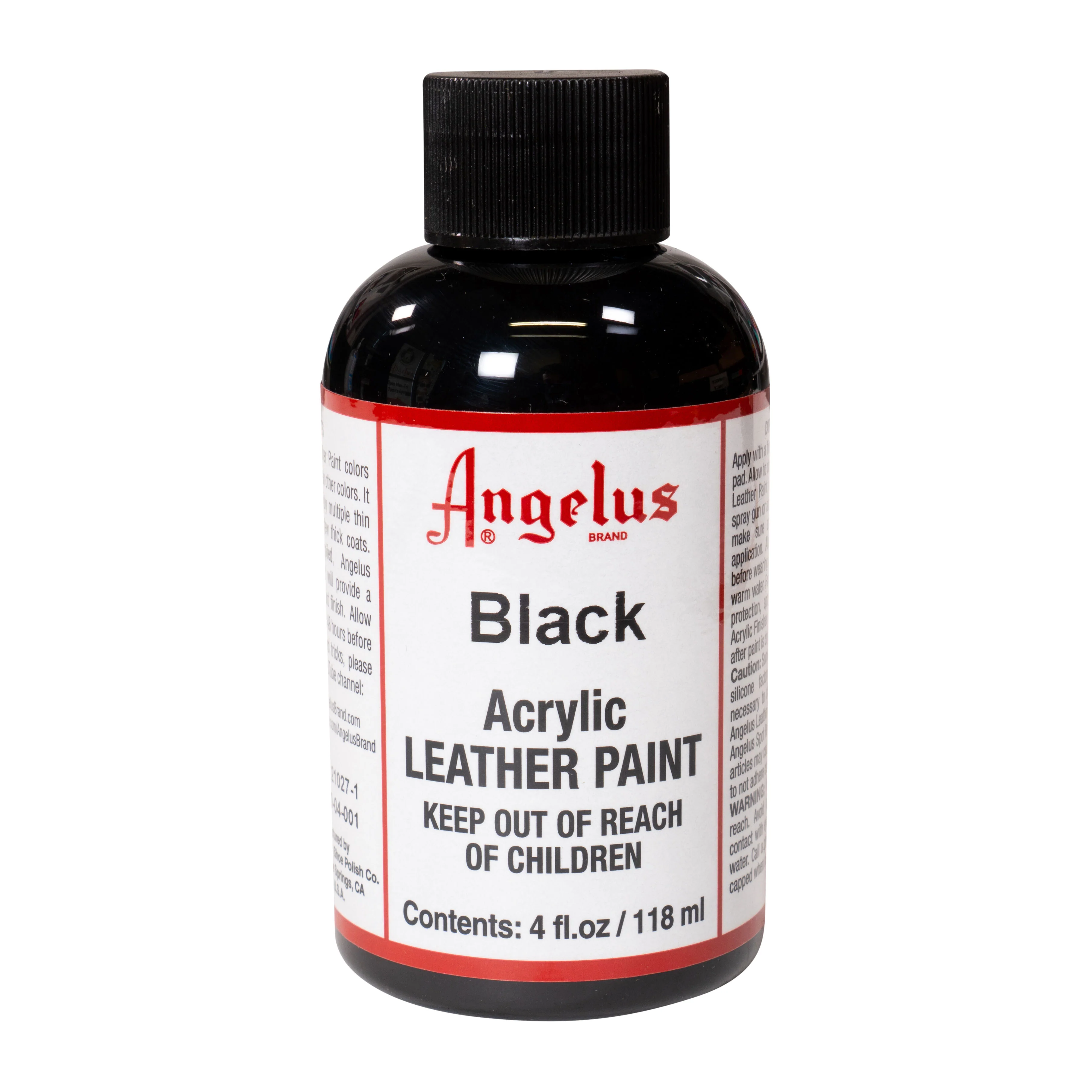 Angelus Leather Paint Black - Image 5