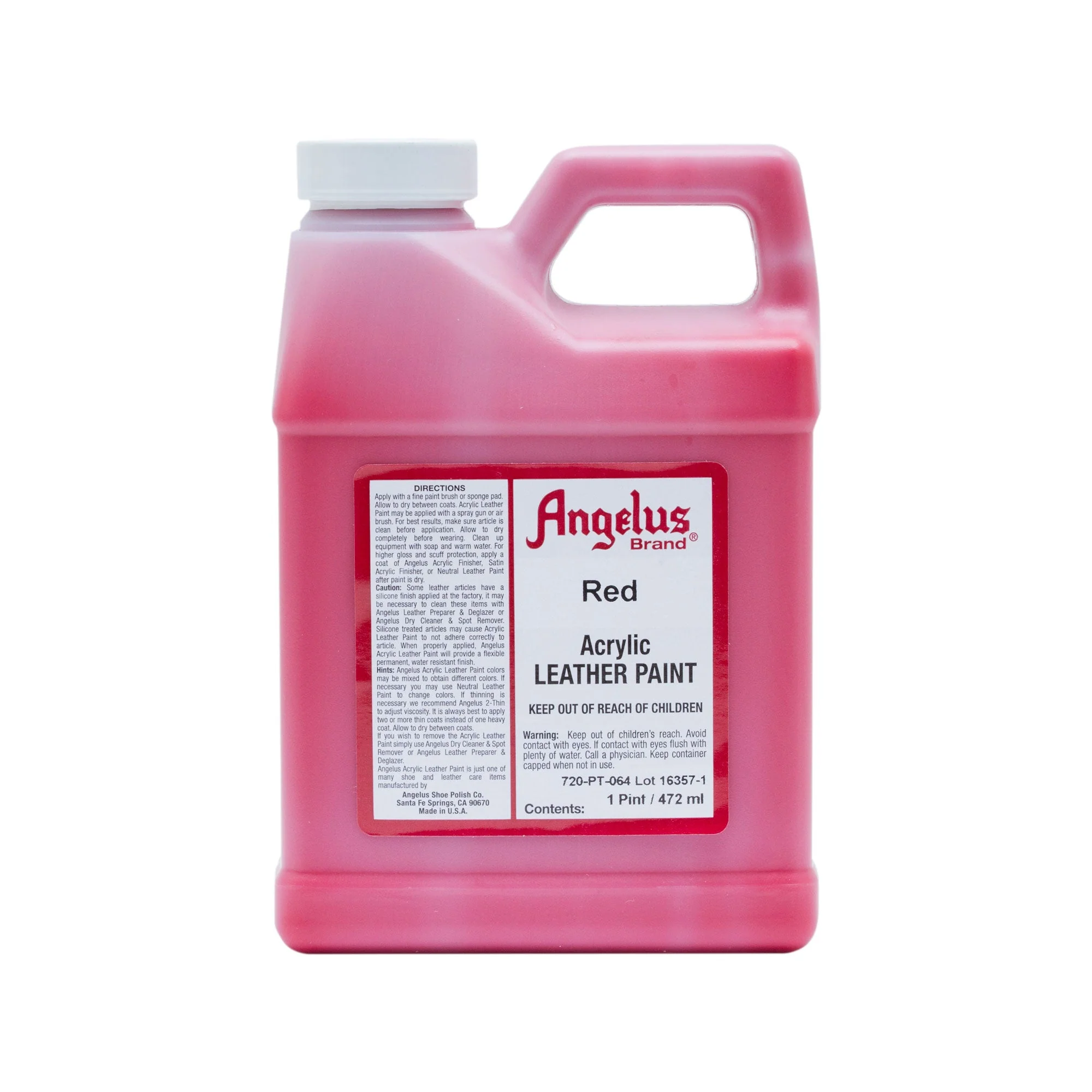 Angelus Leather Paint Red - Image 3