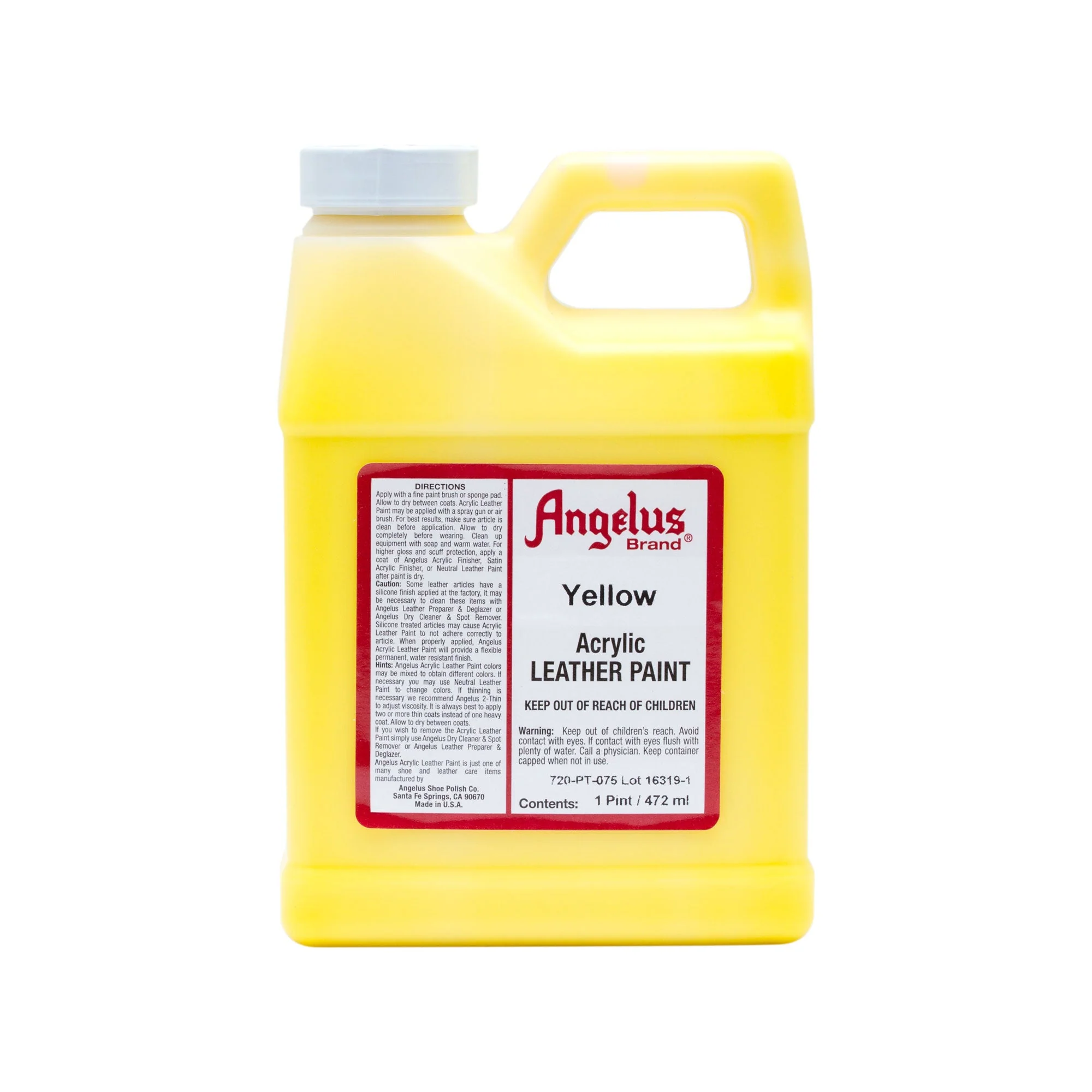 Angelus Leather Paint Yellow - Image 3